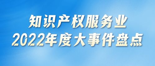 知识产权服务业2022年度大事件盘点 促进发展篇